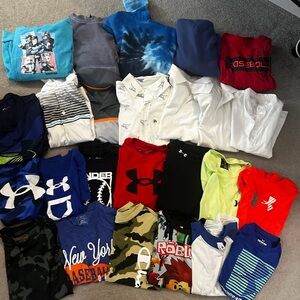 Assorted Graphic and Logo T-Shirts boys size xs and small